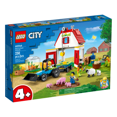 LEGO® CITY 60346 Stodola a zvířátka z farmy