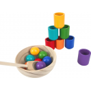 2Kids Toys Duhové kuličky a kalíšky 7 barev