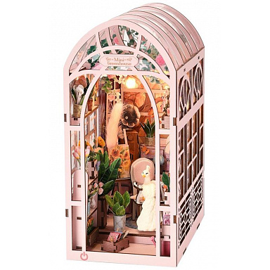 2Kids Toys 3D skládačka Zarážka na knihy Miniatura domečku Skleník umělkyně