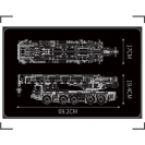 Mould King 17074 Červený autojeřáb R/C LTM 1110