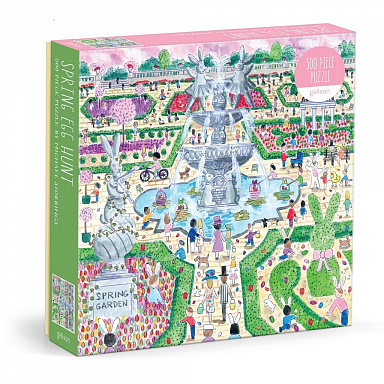 Galison Puzzle Michael Storrings Velikonoční hledání vajíček 500 dílků