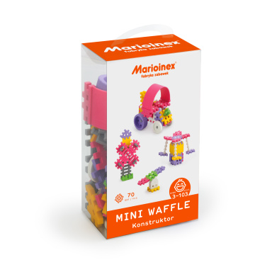 Marioinex MINI WAFLE – 70 ks Konstruktér (dívky)