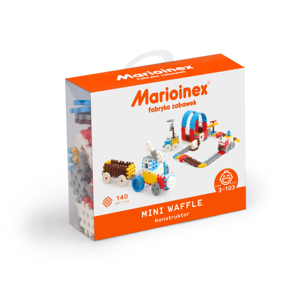 Marioinex MINI WAFLE – 140 ks Konstruktér (chlapci)