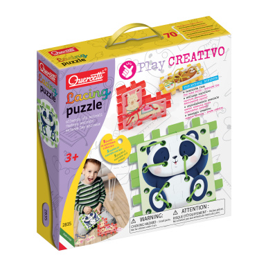 Quercetti 02835 Play Creativo - Lacing Puzzle