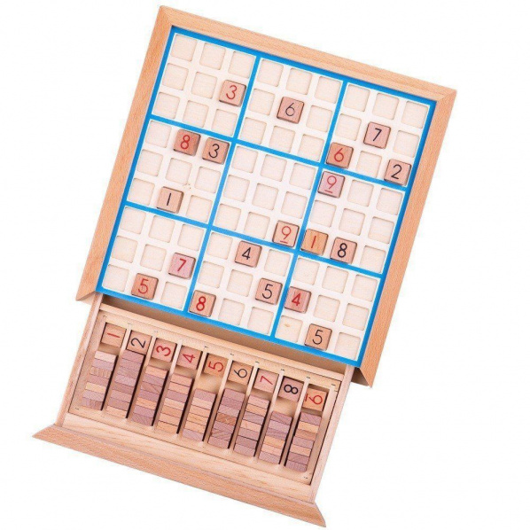 Bigjigs Toys Dřevěné sudoku Bigjigs Toys Dřevěné sudoku