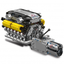 Mould King 10202 Automobilový 12válcový motor LAMBO V12 s převodovkou