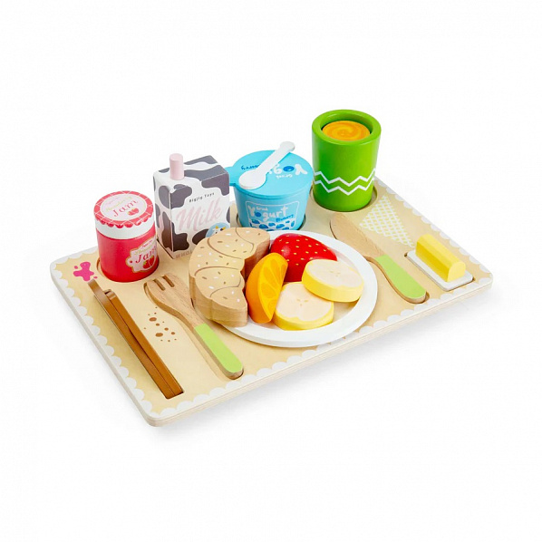 Bigjigs Toys Snídaňový tác do postele