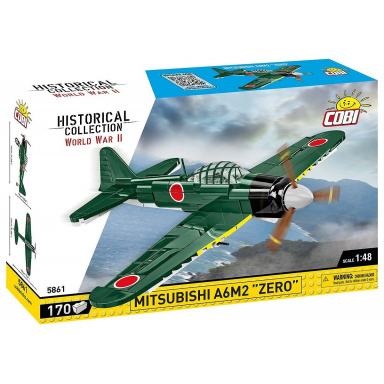 Cobi 5861 Japonský stíhací letoun Mitsubishi A6M2 Zero.