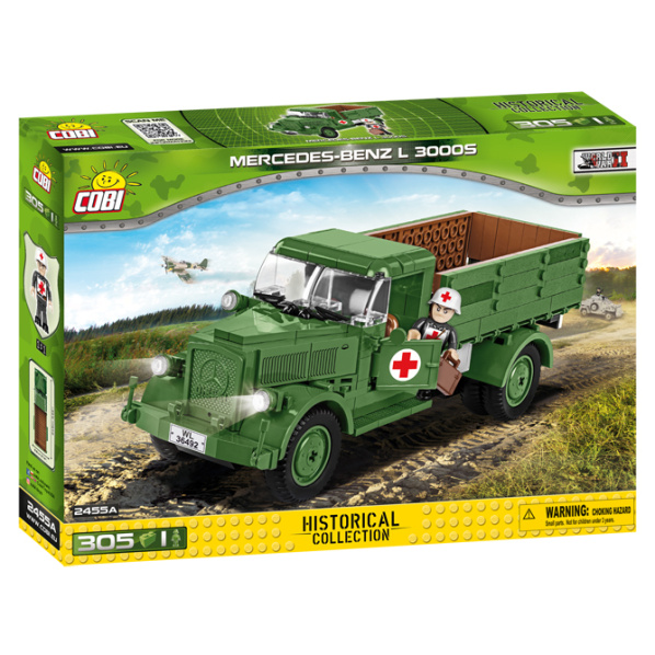Cobi 2455A Mercedes-Benz L 3000S - poškozený obal Cobi 2455A Mercedes-Benz L 3000S - poškozený obal