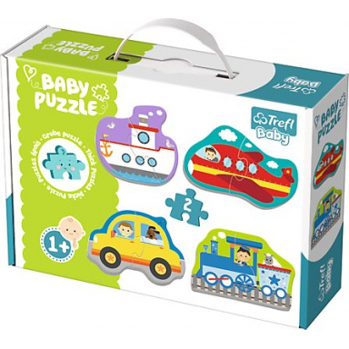 TREFL Baby puzzle Doprava 4x2 dílky