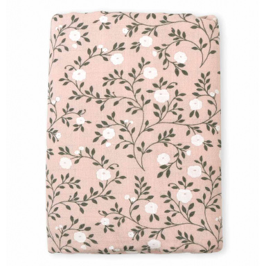 A Little Lovely Company - Mušelínová osuška XL, blossom - dusty pink