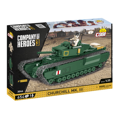 Cobi 3046 Britský tank Churchill Mk III  - Company of Heroes. 