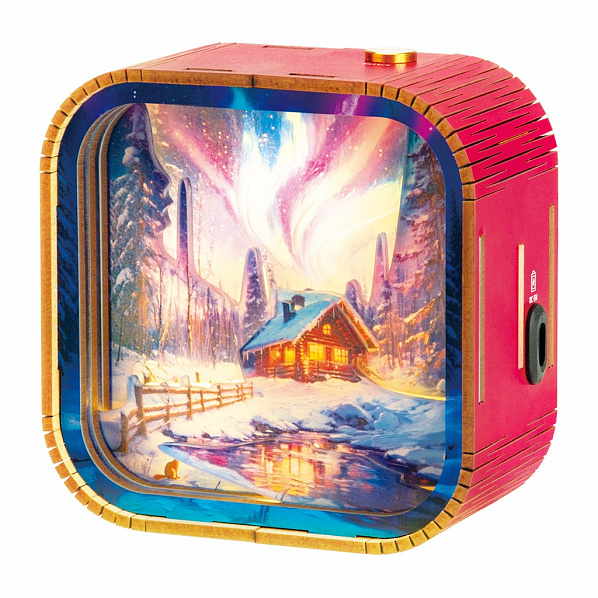 2Kids Toys 3D dřevěná skládačka Lampička Polární záře 2Kids Toys 3D dřevěná skládačka Lampička Polární záře