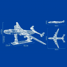 Ukrajinský dopravní letoun An-225 Mrija