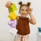 Qbi 129 Creator Infinite STEM Track – kreativní magnetická stavebnice s autíčky