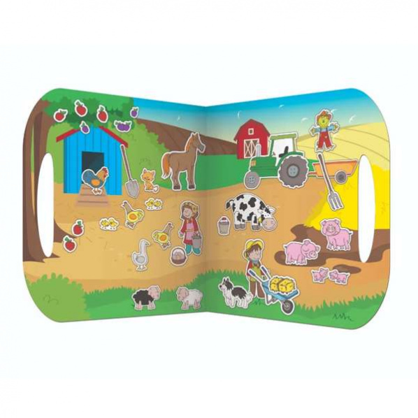 Fiesta Crafts Znovupoužitelné samolepky se scénou Farma Fiesta Crafts Znovupoužitelné samolepky se scénou Farma