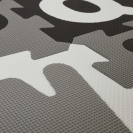 Bieco - Pěnová hrací podložka s abecedou - puzzle black & white - 26 ks