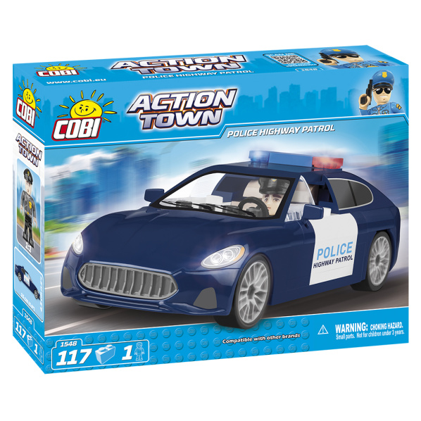 Cobi 1548 ACTION TOWN – Dálniční policejní hlídka 117 k, 1 f