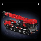 Mould King 17074 Červený autojeřáb R/C LTM 1110