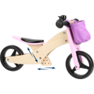 small foot Dřevěné odrážedlo Trike 2v1 růžové