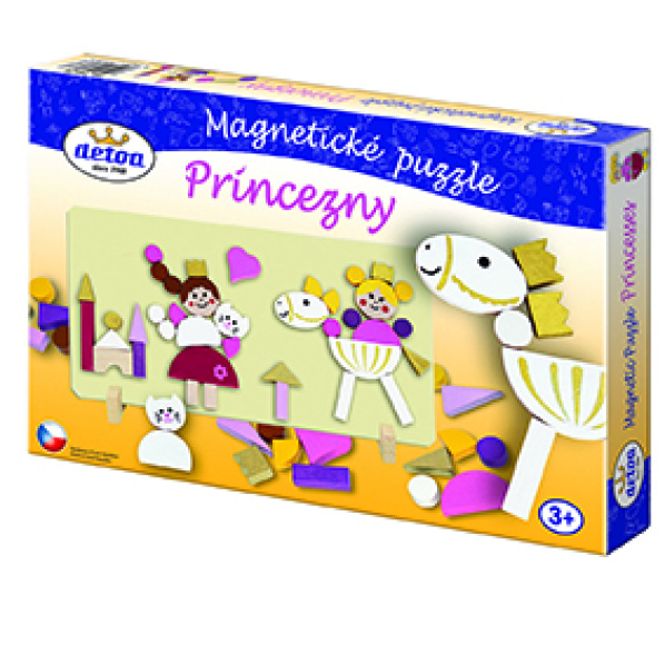 Detoa Magnetické puzzle princezny