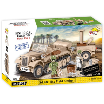 Cobi 2272 Německý polopásový vůz Sd.Kfz. 10 s polní kuchyní Executive Edition