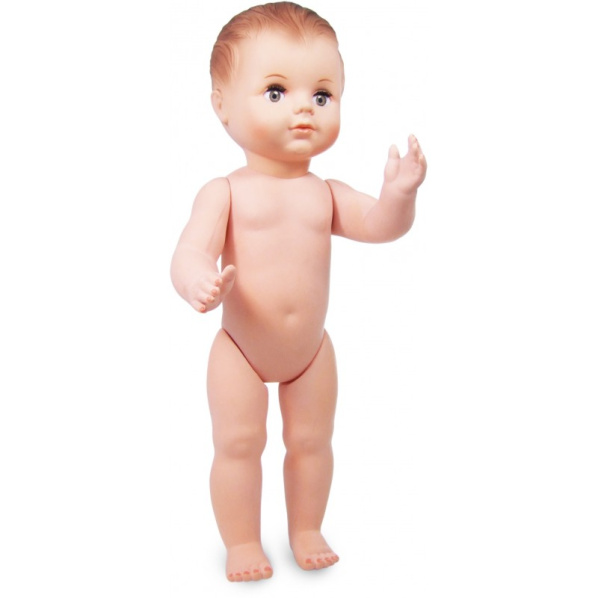 Petitcollin Koupací panenka 40 cm (hnědé oči)