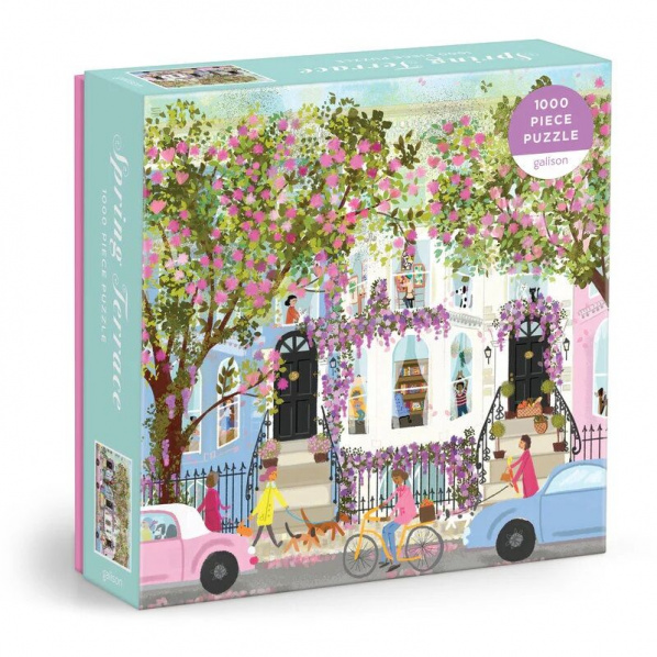 Galison Puzzle Jarní terasa Joy Laforme 1000 dílků Galison Puzzle Jarní terasa Joy Laforme 1000 dílků