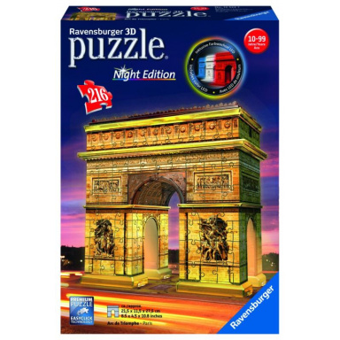 Ravensburger Vítězný oblouk Noční edice, 3D, 216 dílků