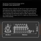 Mould King 10209 Šestiválcový motor letadlové lodě