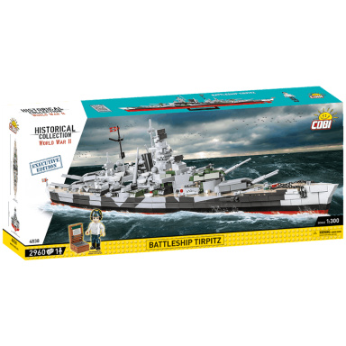 Cobi 4838 Německá bitevní loď Tirpitz - Executive Edition WW II