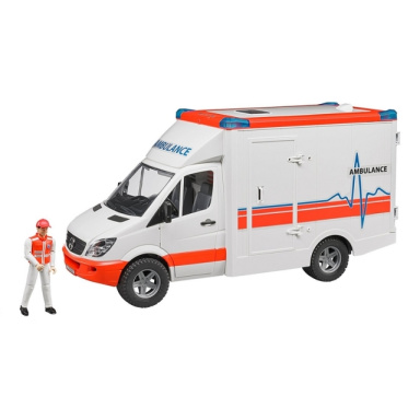 Bruder 2536 MERCEDES BENZ Sprinter sanitka s figurkou záchranáře