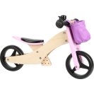 small foot Dřevěné odrážedlo Trike 2v1 růžové