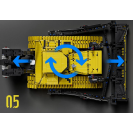 Mould King 17049 R/C Buldozer PR766