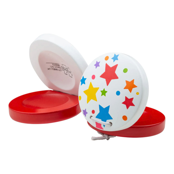 Bigjigs Toys Kastaněty hvězdičky 1 ks červená Bigjigs Toys Kastaněty hvězdičky 1 ks červená