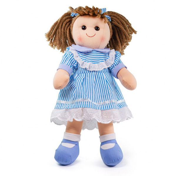 Bigjigs Toys Látková panenka Amelia 38 cm Bigjigs Toys Látková panenka Amelia 38 cm