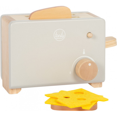 small foot Dřevěný toustovač Tasty šedý