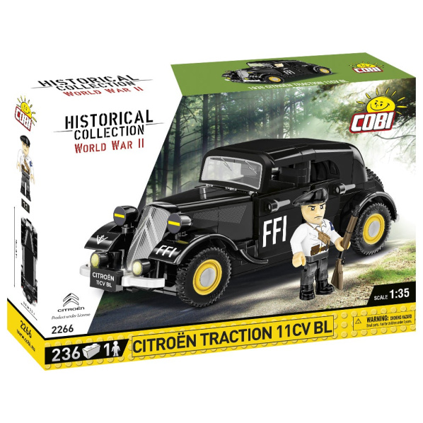 Cobi 2266 Francozský vůz 1938 Citroën Traction 11CV1