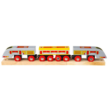 Bigjigs Rail Rychlík Eurostar + 3 koleje