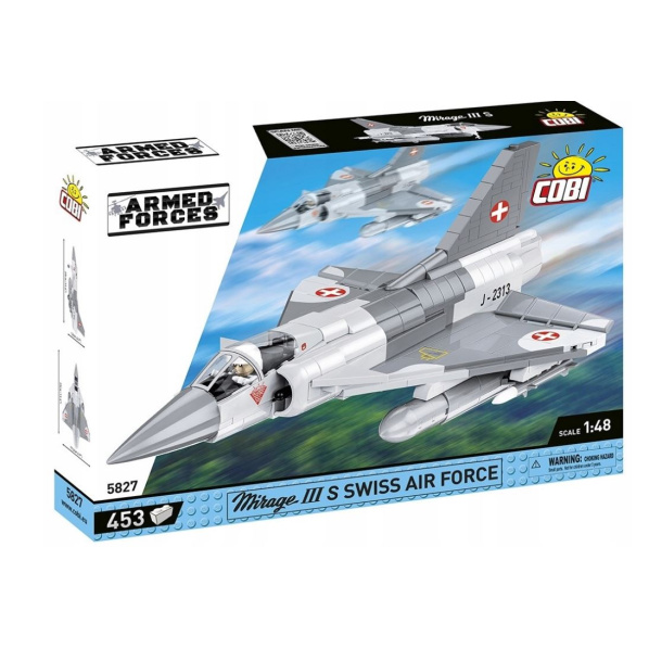 Cobi 5827 Švýcarský stíhací letoun Dassault Mirage III S Cobi 5827 Švýcarský stíhací letoun Dassault Mirage III S