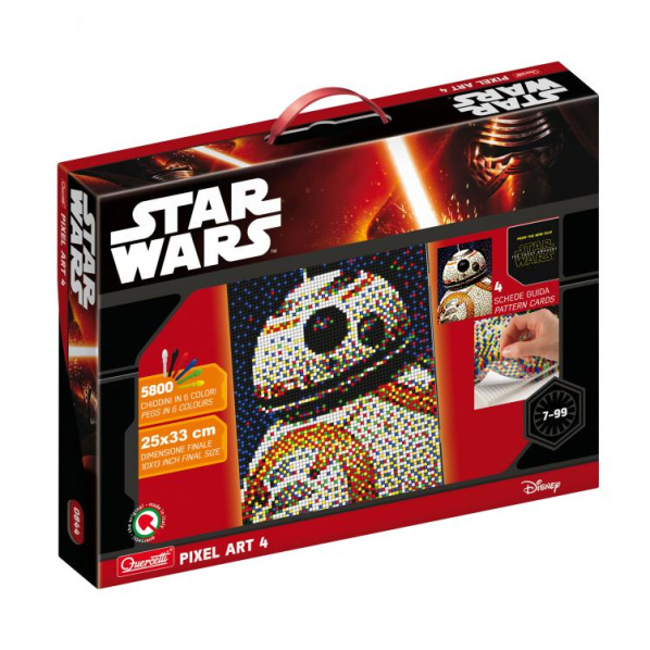 Quercetti 00844 Pixel Art 4 Star Wars BB-8