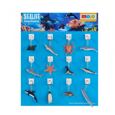 Mojo Displej 36 ks přívěsků na klíče - Mořský svět