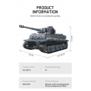 Mould King 20014 Německý tank Tiger I R/C