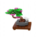 Mould King 24116 Mini květiny v květináči – Hortenzie, Bonsaj sakury, Květ moudrosti