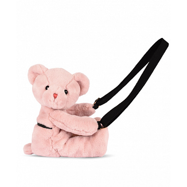 Doudou Plyšová taška přes rameno Medvídek růžový 30 cm
