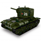 Mould King 20026 Sovětský těžký tank KV-2 R/C