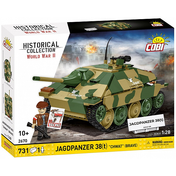 COBI 2670 Jagdpanzer 38(t) "Chwat" (Brave)