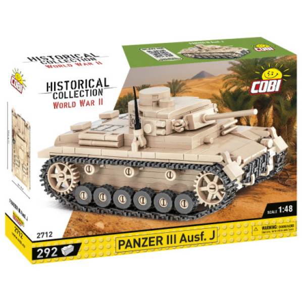 Cobi 2712 Německý tank PzKpfw III Ausf. J