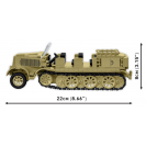 COBI 3143 Sd.Kfz. 8 – tažení 8,8 cm Flak 36