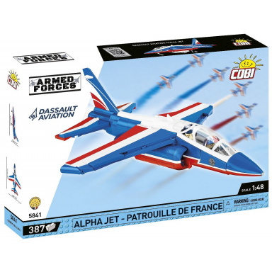 Cobi 5841 Francouzský akrobatický letoun Alpha Jet – PATROUILLE DE FRANCE